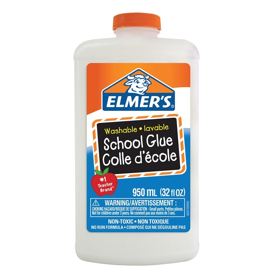 Colle d'école liquide 950 ml Elmer's blanche
