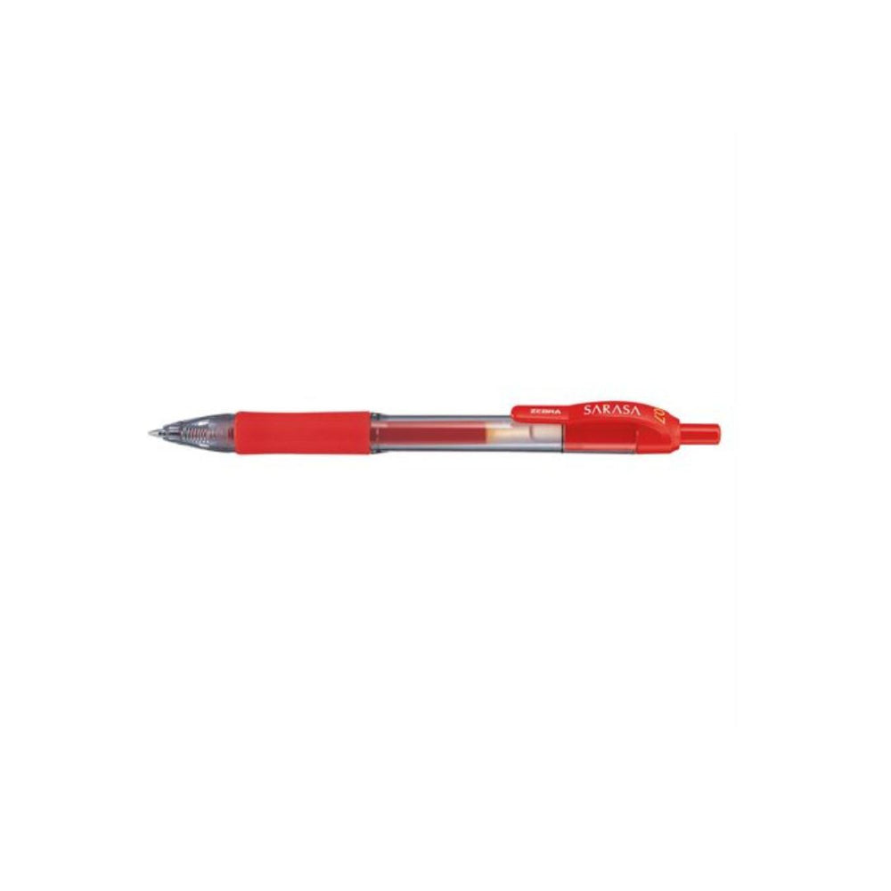 Stylo gel rétractable pointe moyenne Zebra Sarasa