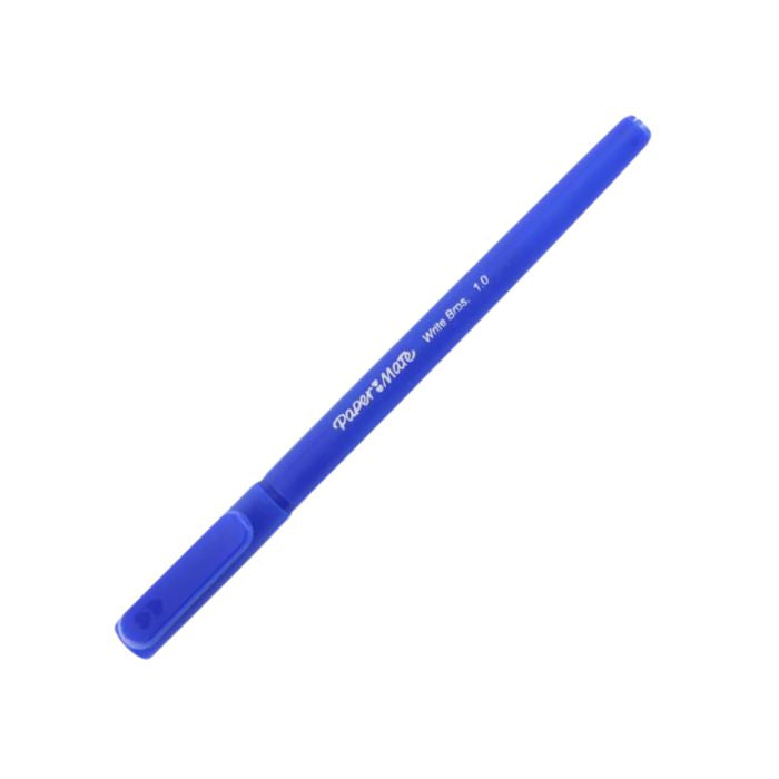 Stylo pointe moyenne Papermate bleu