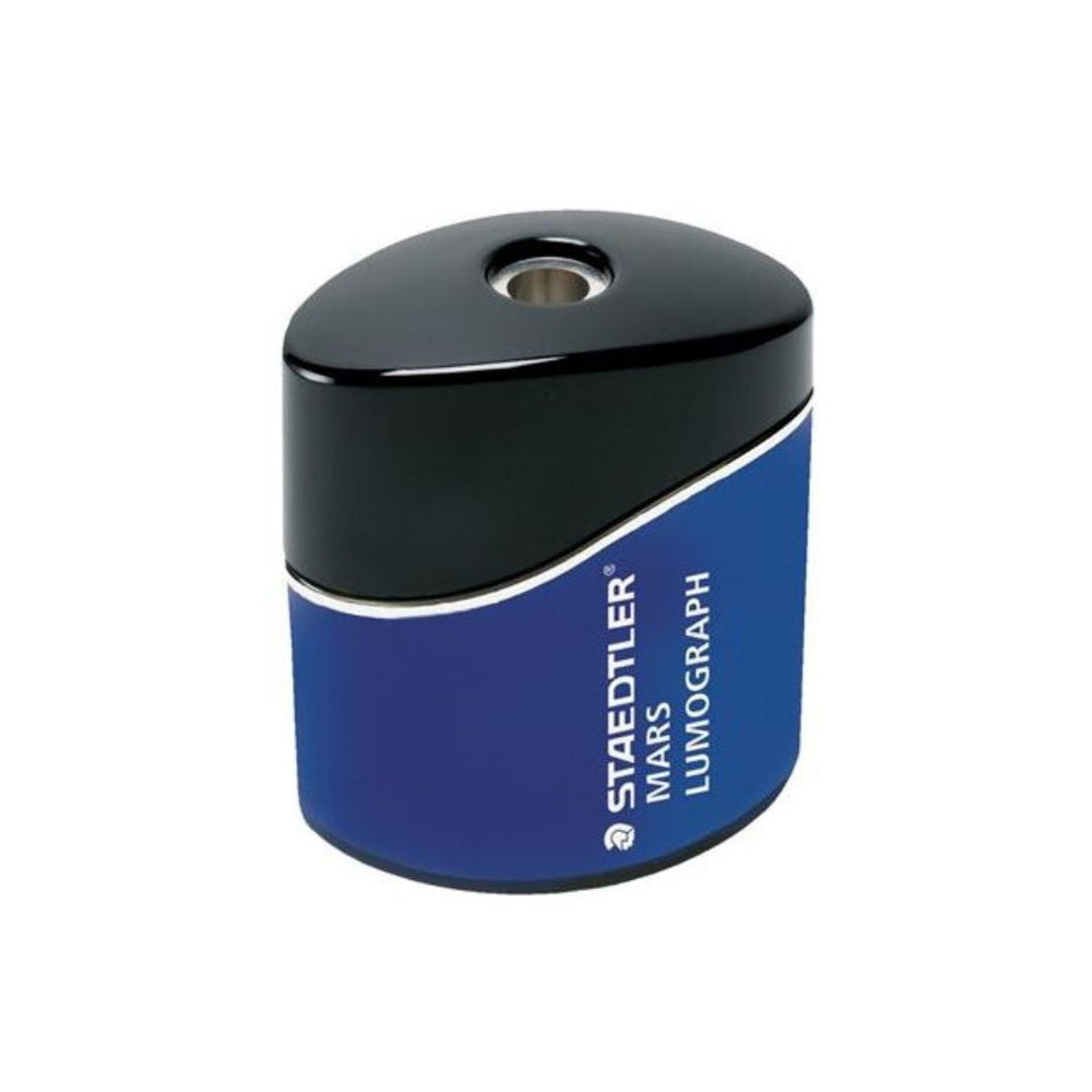 Taille-crayon Mars Lumograph Staedtler noir et bleu