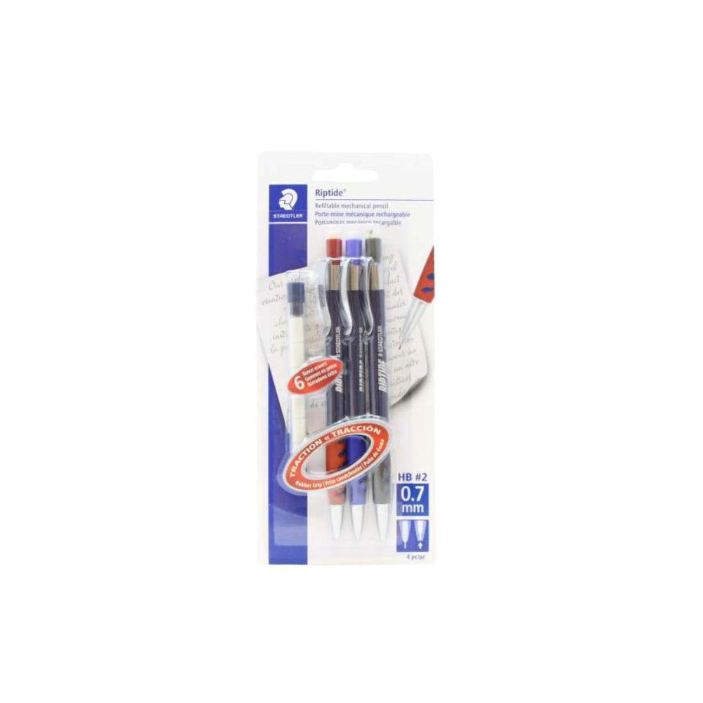 Porte-mines 0,7 mm Staedtler Riptide (paquet de 3)