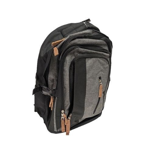 Sac à dos pour ordinateur portable gris et noir