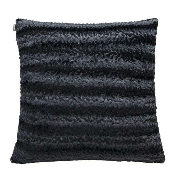 Coussin 18 po x 18 po Tuxedo noir