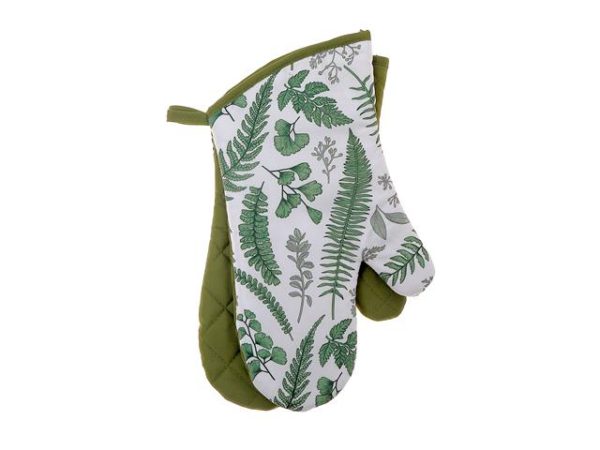Mitaine pour le four 7 po x 14 po Feuilles vertes (paquet de 2)