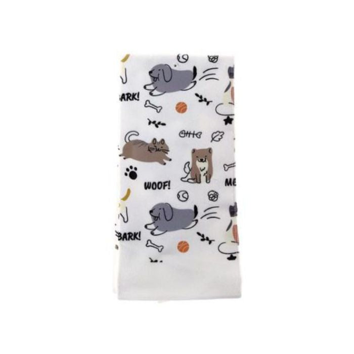 Serviette à main 15 po x 25 po chiens et chats