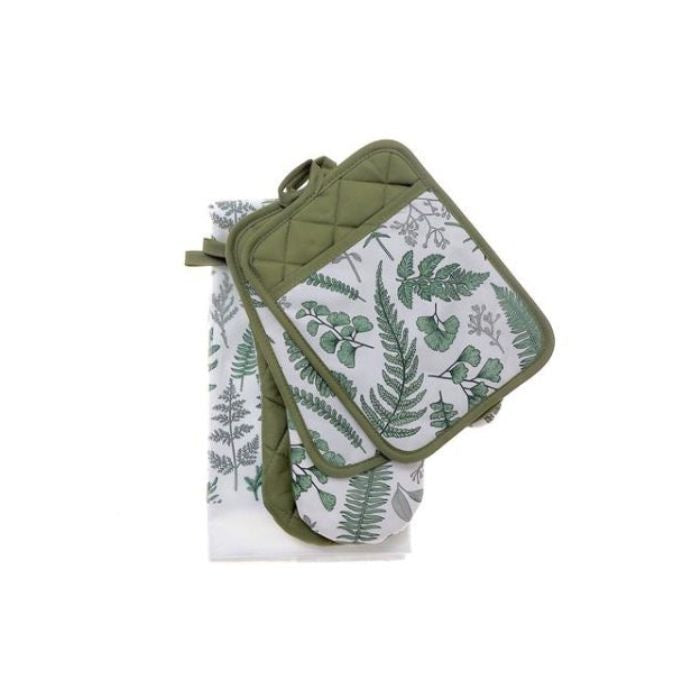 Ensemble de cuisine feuilles de fougère (5 morceaux)