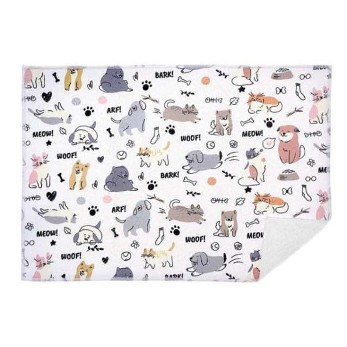 Tapis de séchage à vaisselle 15 po x 20 po Chiens et chats