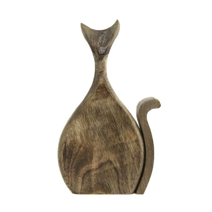 Chat en bois 5 po x 3 po