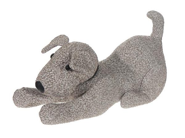 Butoir de porte 14 po x 9 po chien gris