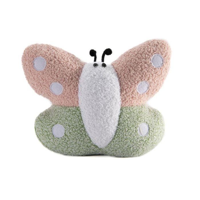 Butoir de porte 12 po x 5 po x 8 po en forme de papillon pastel