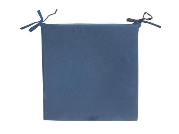 Coussin extérieur 16 po x 16 po bleu