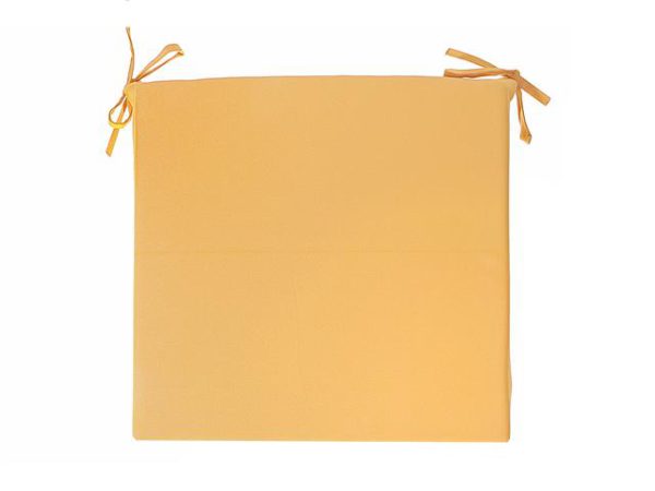 Coussin extérieur 16 po x 16 po jaune