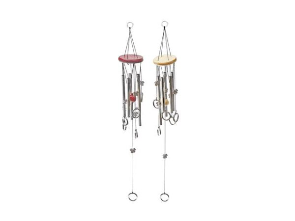 Carillon ovale 26 po avec pendentifs ronds