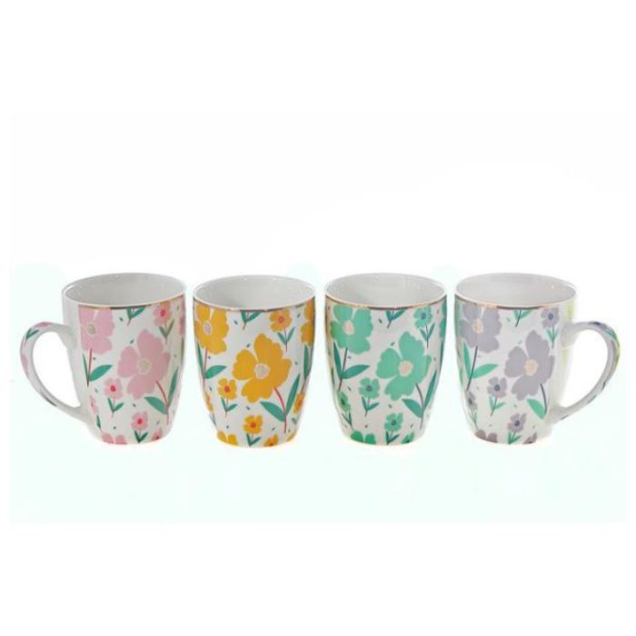 Tasse à café 4 po en céramique Floral