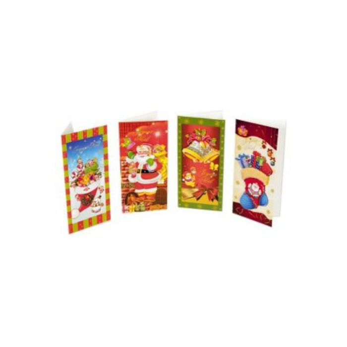 Carte porte-billet de Noël
