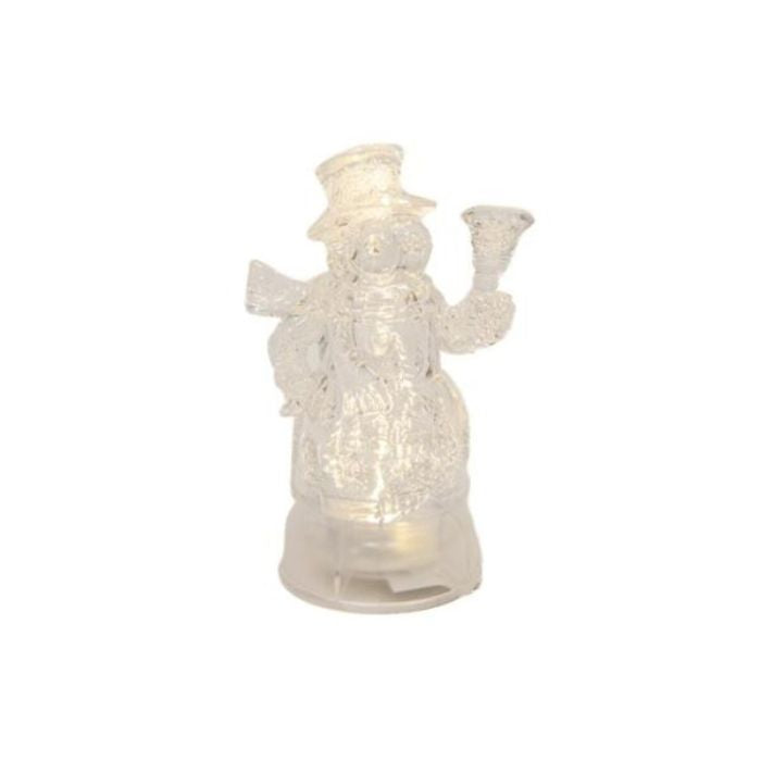 Bonhomme de neige en acrylique DEL 2,25 po x 4,75 po