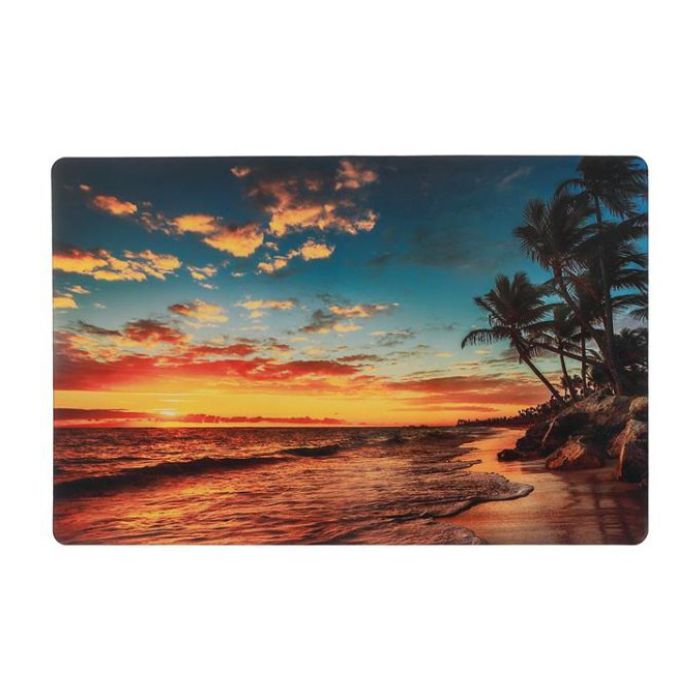 Napperon 11 po x 17 po en vinyle Coucher de soleil