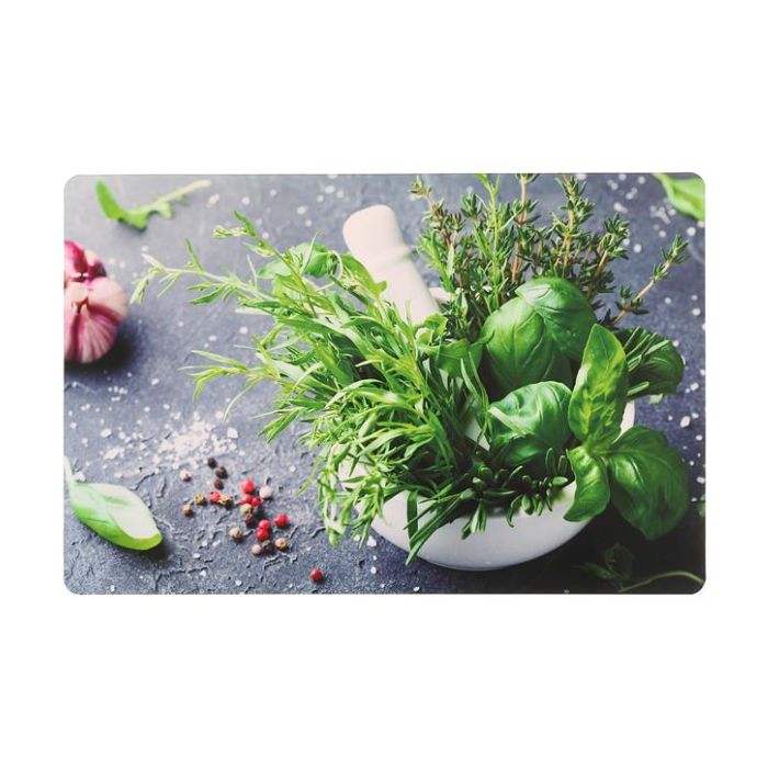 Napperon 11 po x 17 po en plastique fines herbes
