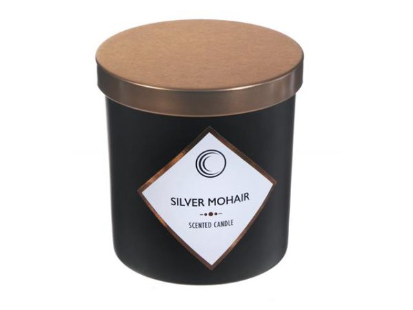 Chandelle parfumée en pot 3 po x 4 po silver mohair