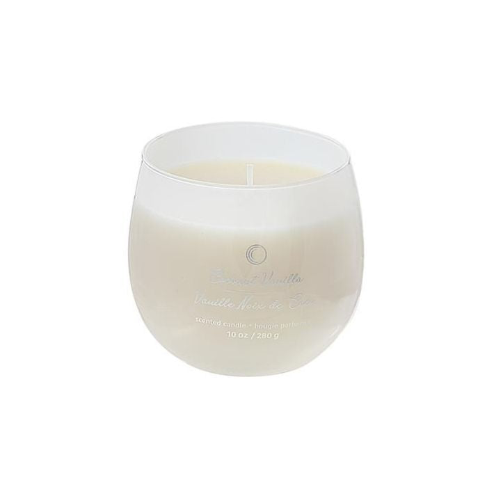 Chandelle parfumée pot blanc 10 oz vanille et noix de coco
