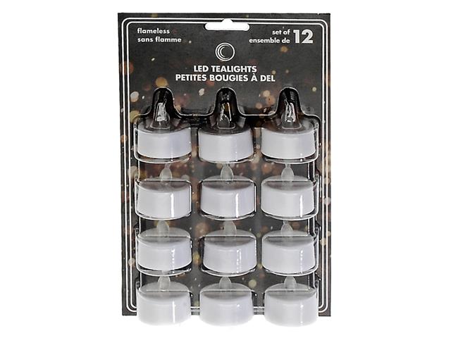 Petites bougies à DEL (paquet de 12)