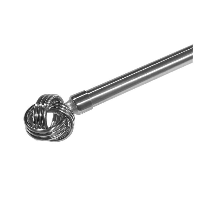 Tringle à rideau 16/19 mm argent