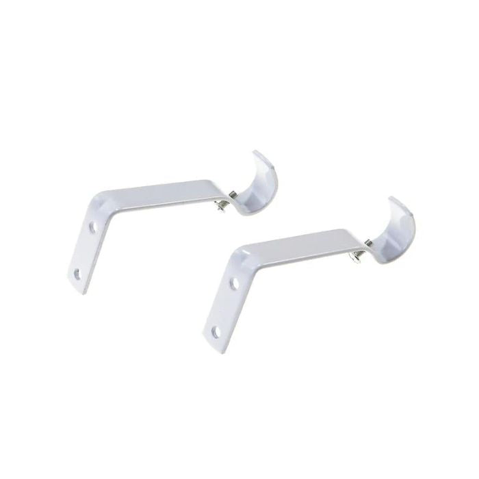 Support pour Tringle 16/19 mm blanc (paquet de 2)