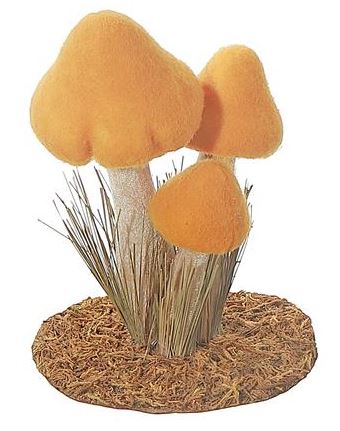 Champignons 7,5 po x 5,5 po x 10 po jaune