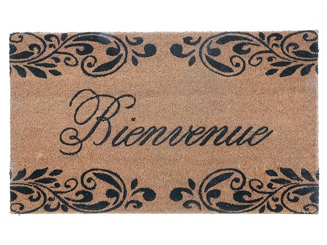 Tapis d'entrée coco Bienvenue