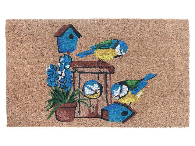 Tapis d'entrée coco maison d'oiseaux