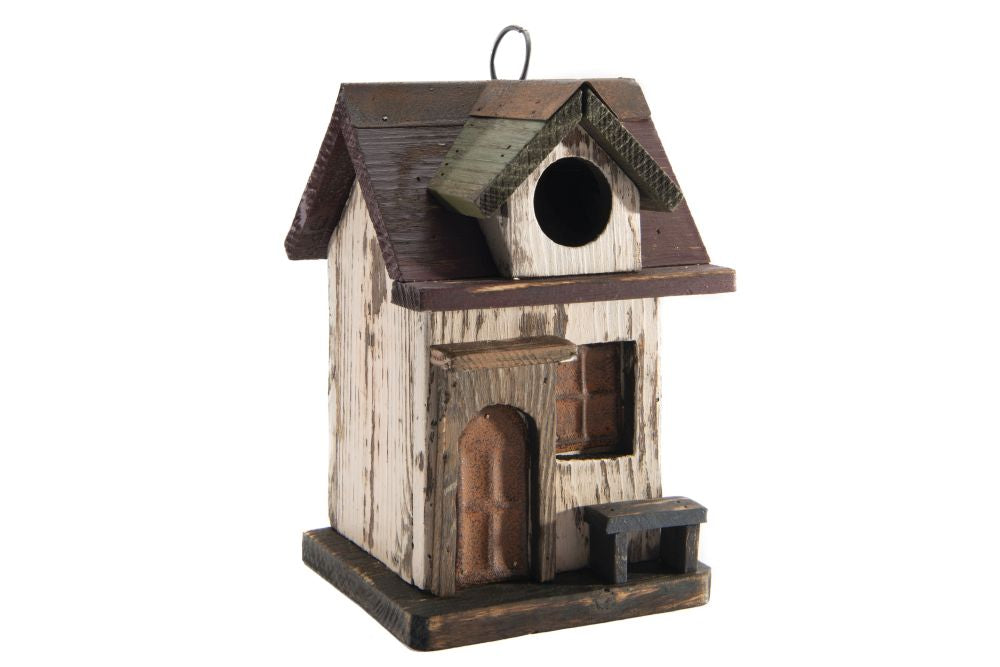 Cabane à oiseau en bois 5,5 po x 5,5 po x 8,3 po