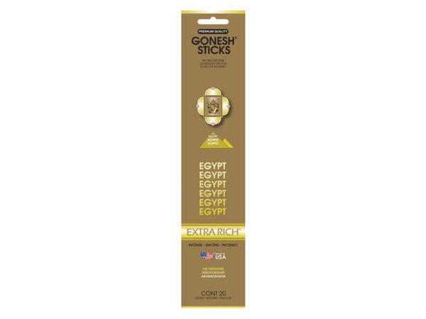 Bâtons d'encens Gonesh (paquet de 20)