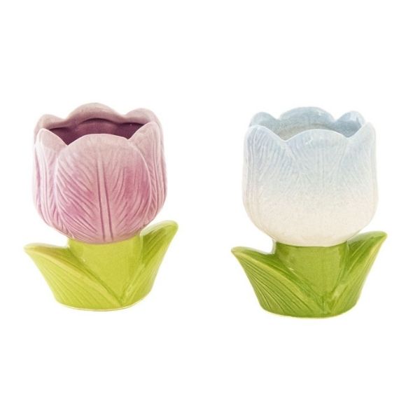 Cache-pot 4 po en forme de tulipe