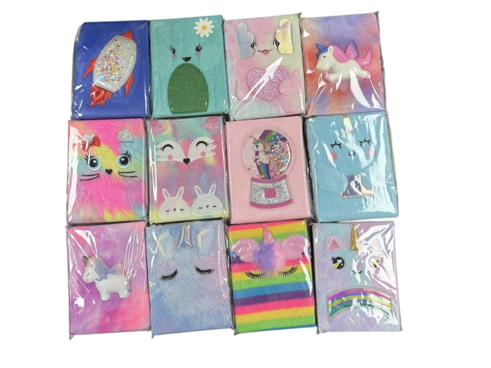 Cahier de notes en peluche 8.3 po x 6.5 po