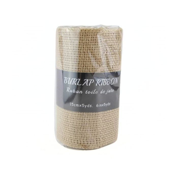 Ruban de jute 6 po x 15 pi naturel