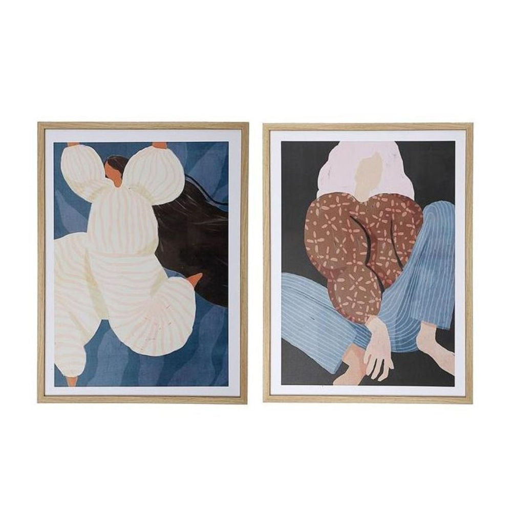 Tableau femme abstrait 18 po x 24 po