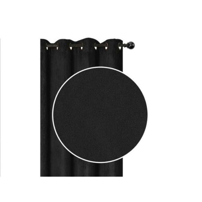 Rideau 54 po x 84 po en simili suède