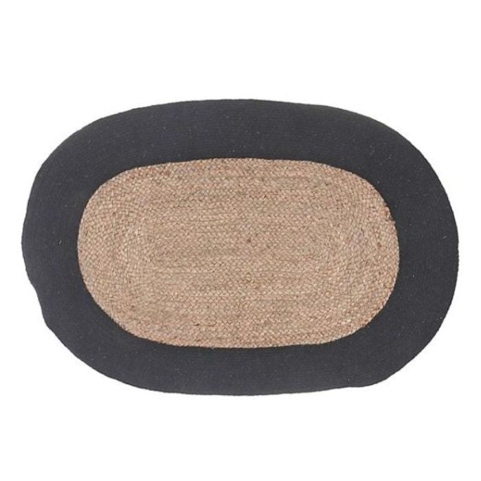 Tapis en jute ovale 24 po x 36 po