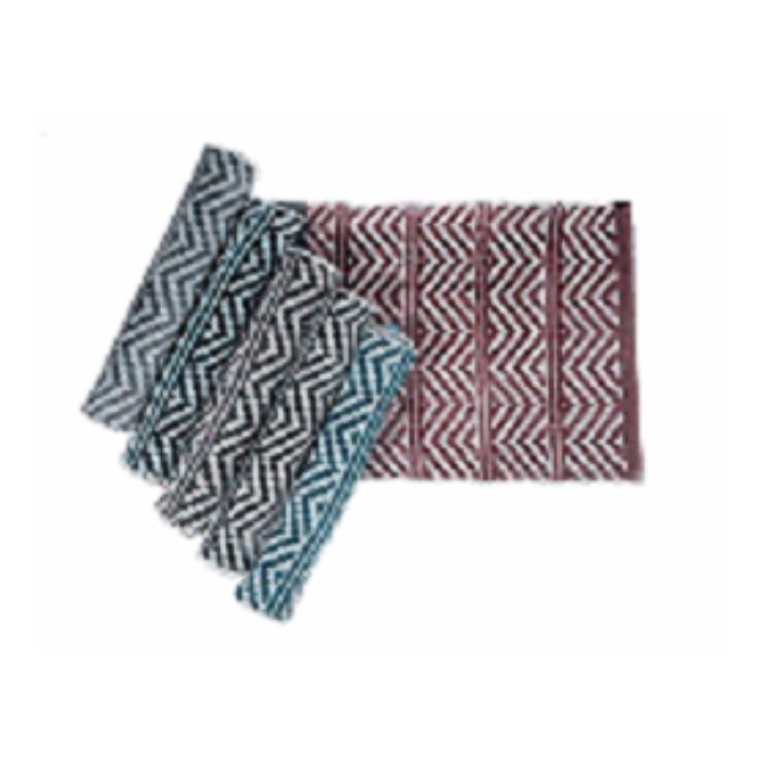Tapis tissé 20 po x 32 po trio de losanges