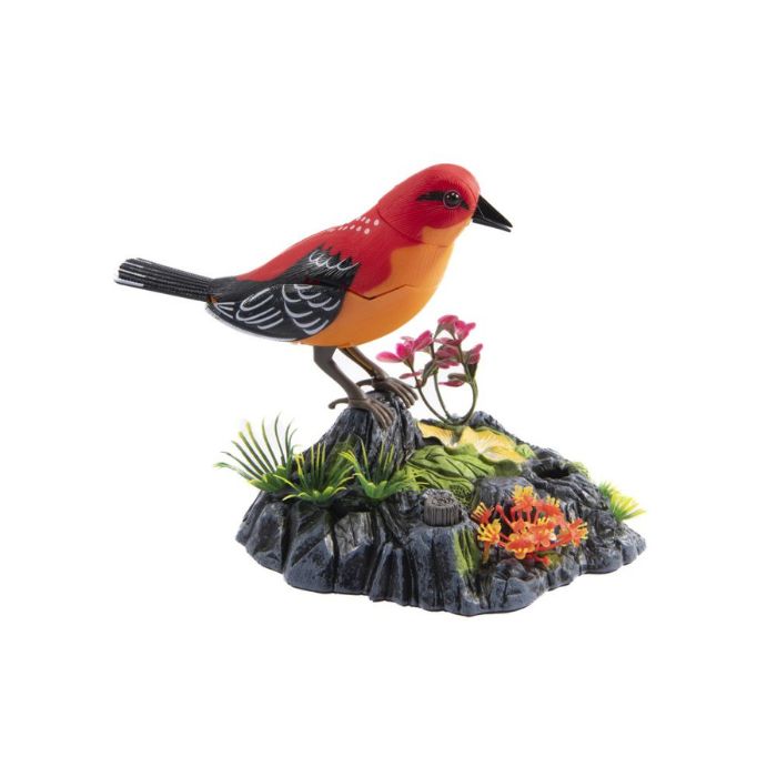 Oiseau activé par la voix 5,5 po x 6,3 po x 5 po Cardinal