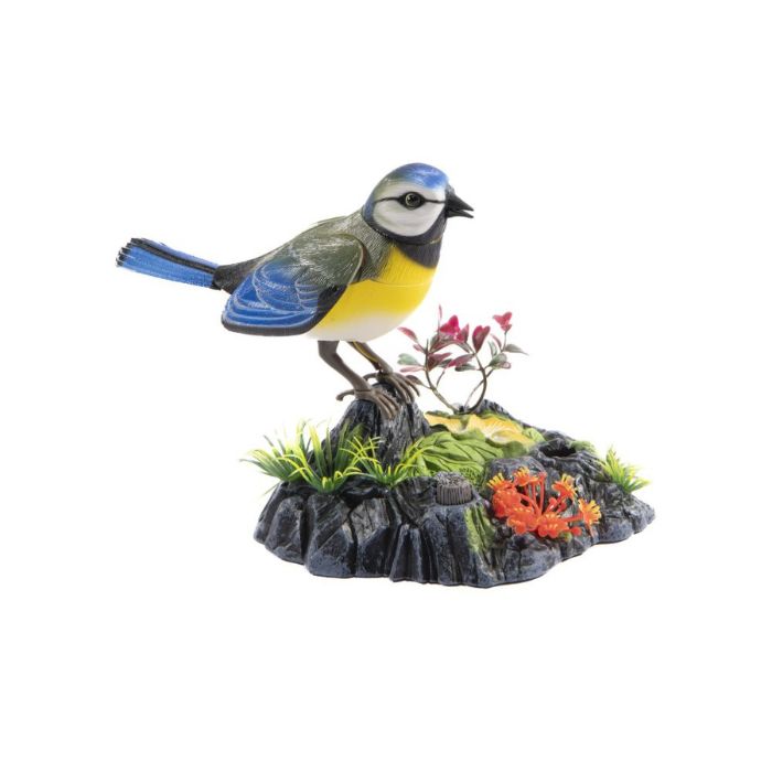 Oiseau activé par la voix 5,5 po x 6,3 po x 5 po Fringillidé