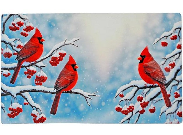 Tapis de cuisine cardinaux sur branche 18 po x 29 po