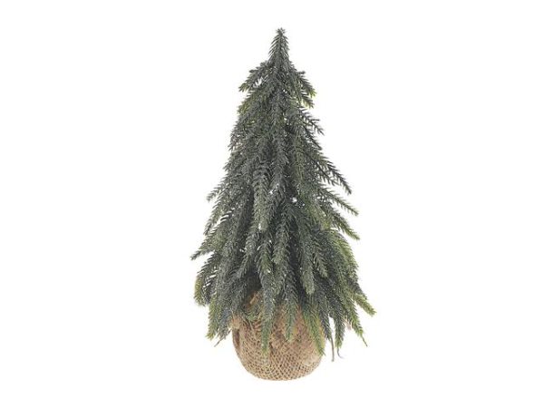 Pin brillant dans un pot en jute 6 po x 11 po