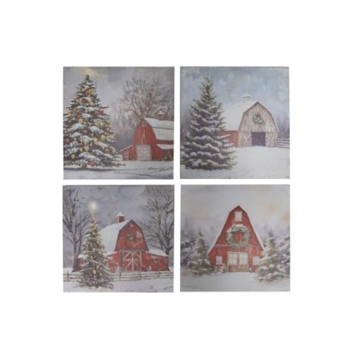 Cadre décoratif 10 po x 10 po hiver