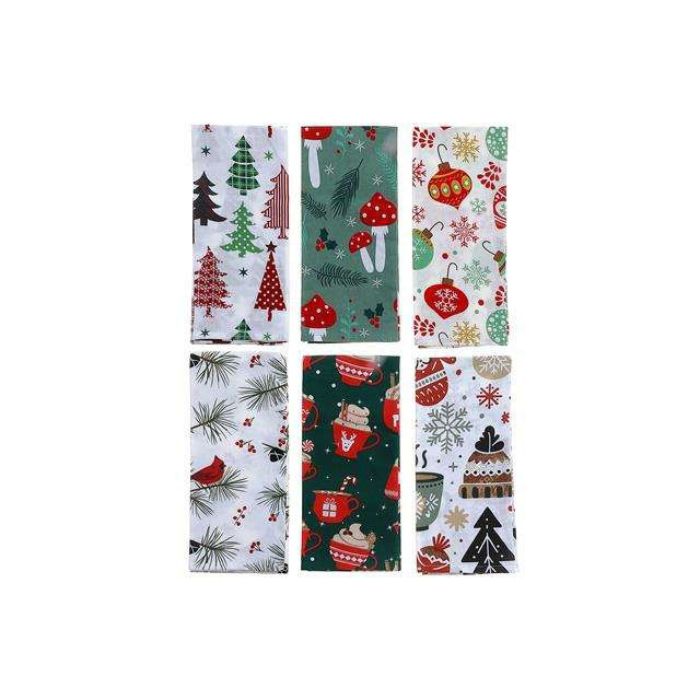 Serviette de cuisine 18 po x 28 imprimé Noël