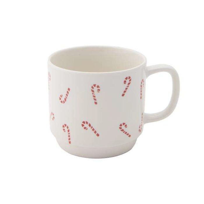 Tasse à café 8,7 po canne de bonbon