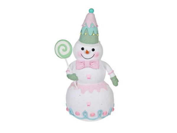Bonhomme de neige 8 po x 15 po pastel