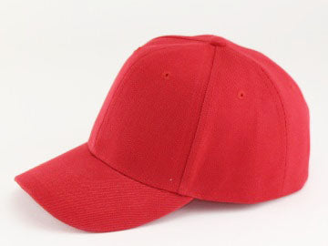Casquette unie rouge