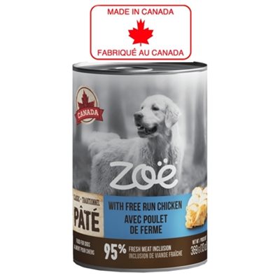 Nourriture pour chien Zoë au poulet 369 g