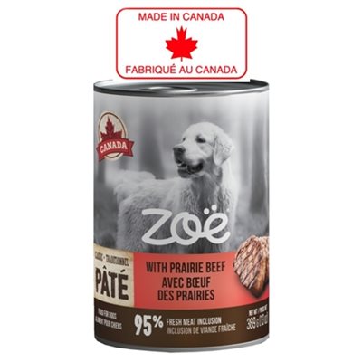 Nourriture pour chien Zoë au boeuf 369 g